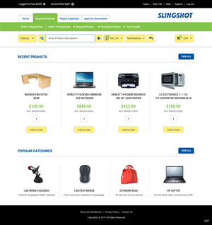 Diseño Web por pb para Slingshot Software | Diseño: #6106467