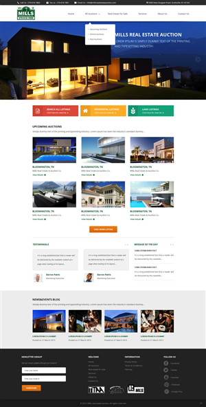 Diseño Web por pb para AuctionServices.com, Inc. | Diseño: #6112516