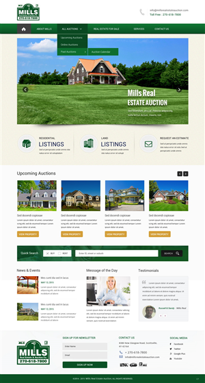 Diseño Web por pb para AuctionServices.com, Inc. | Diseño: #6112519