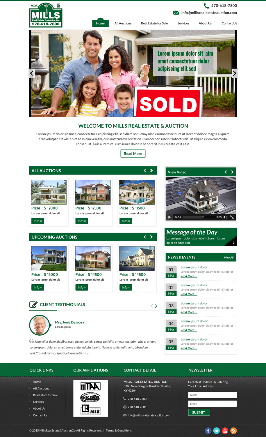 Diseño Web por Sbss para AuctionServices.com, Inc. | Diseño: #6122355