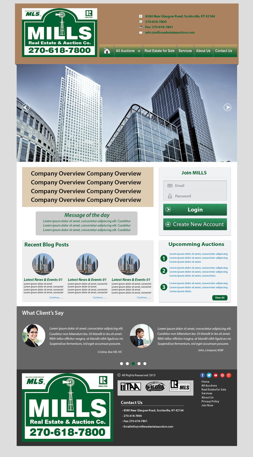 Web Design by Jahid BD for AuctionServices.com, Inc. | Design #6137541