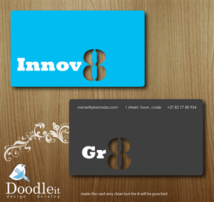 Business Card Design by Nadia Du plessis for Innov8 | Design: #355229