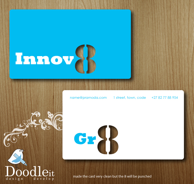 Business Card Design by Nadia Du plessis for Innov8 | Design #355242