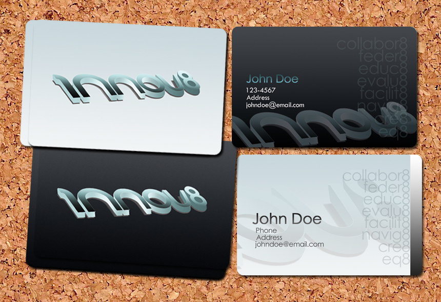 Business Card Design by Cathy Lee for Innov8 | Design #331605