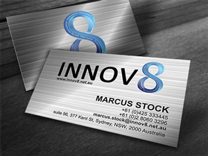Design de Carte de Visite par CKlik pour Innov8 | Design #365214