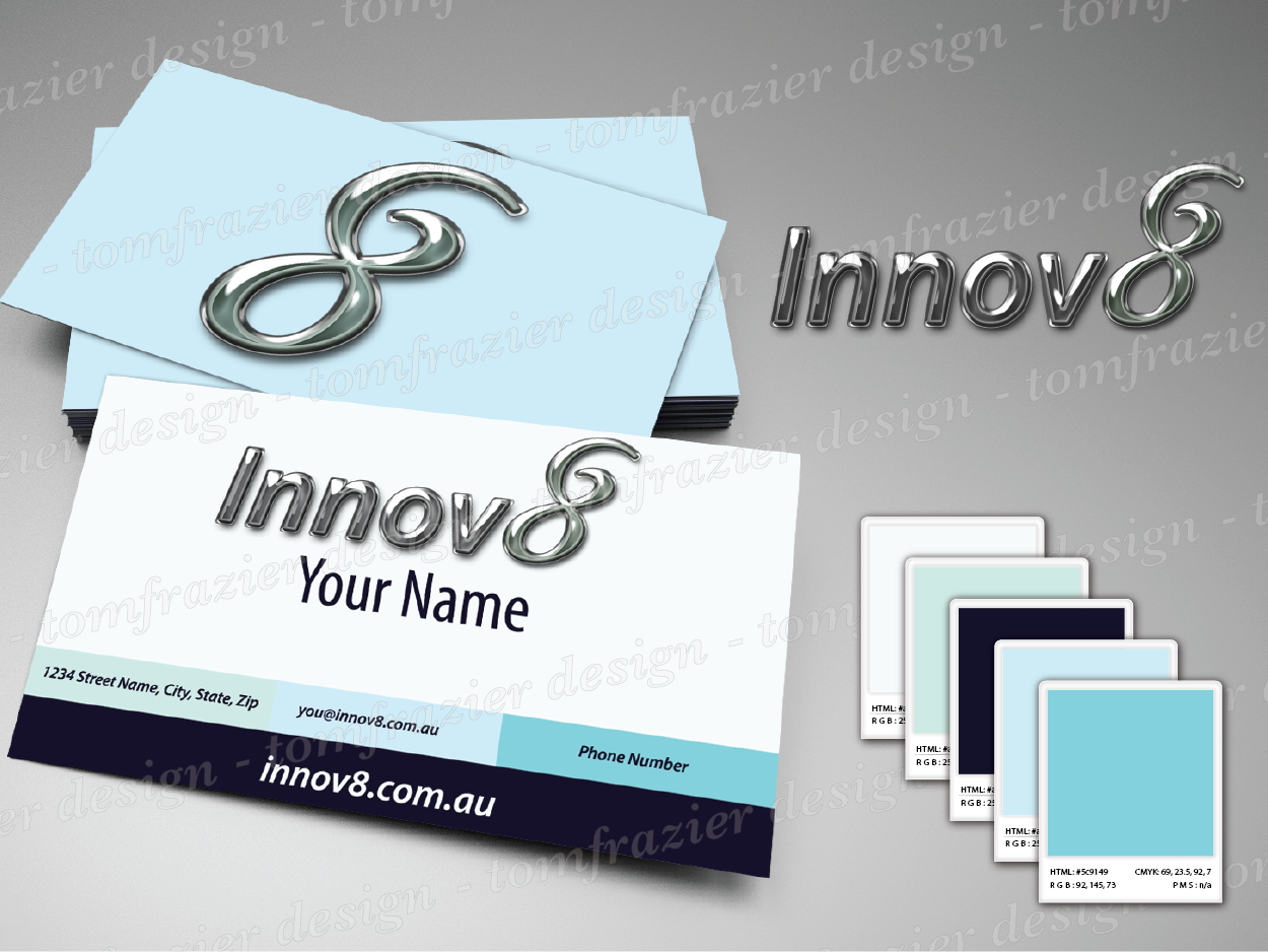 Business Card Design by Tom for Innov8 | Design #329026