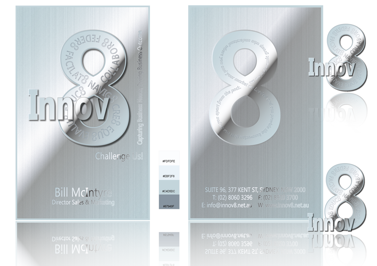 Business Card Design by DesignBloom for Innov8 | Design #329980