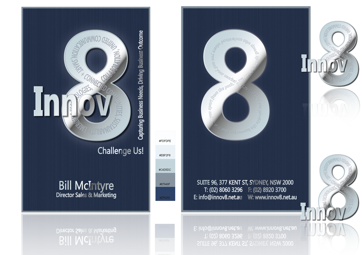 Business Card Design by DesignBloom for Innov8 | Design #352541