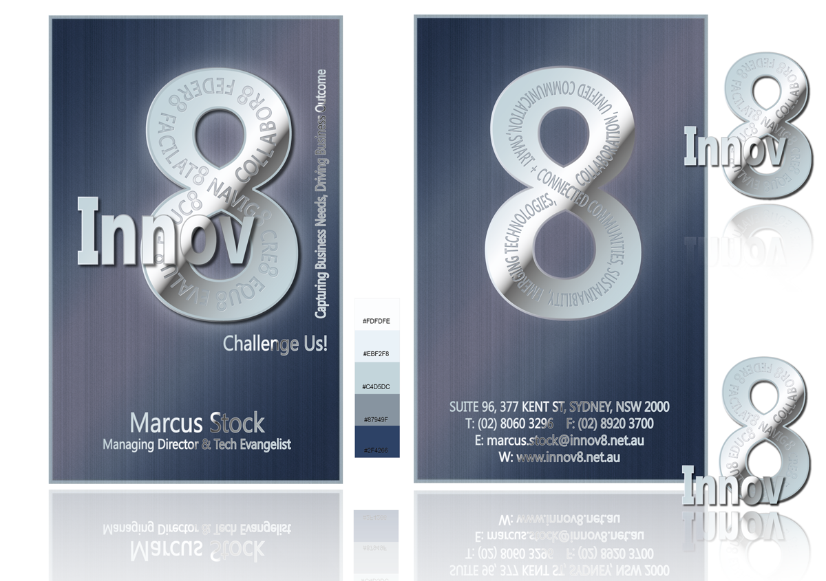 Business Card Design by DesignBloom for Innov8 | Design #353546