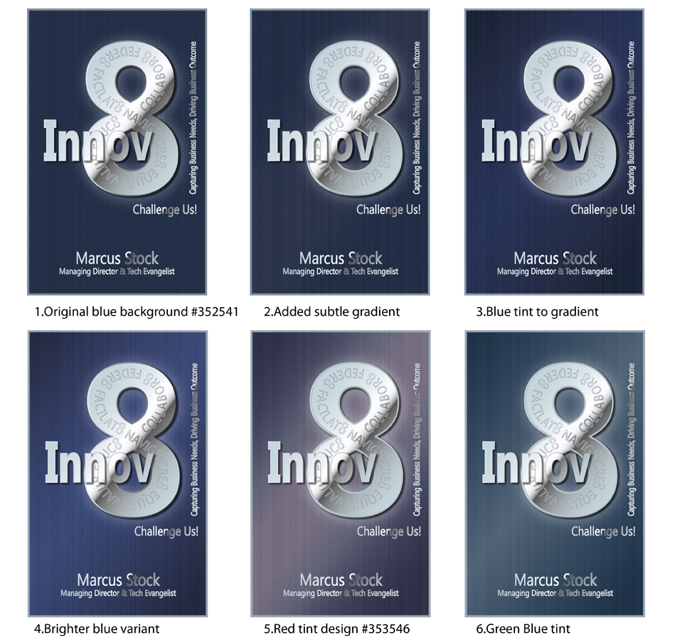 Business Card Design by DesignBloom for Innov8 | Design #367031