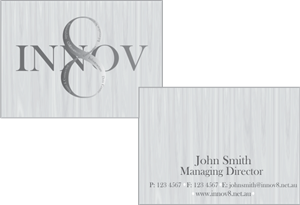 Business Card Design by Cass G for Innov8 | Design: #325405
