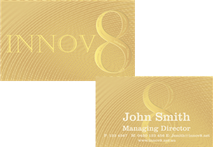 Business Card Design by Cass G for Innov8 | Design: #326783
