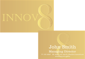 Business Card Design by Cass G for Innov8 | Design: #326785