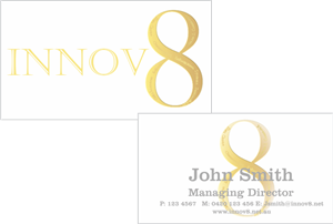 Business Card Design by Cass G for Innov8 | Design: #326786