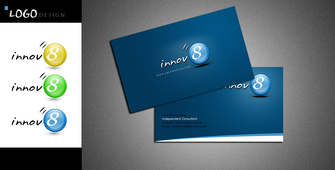 Design de Carte de Visite par wolfgfxdesign pour Innov8 | Design #342884