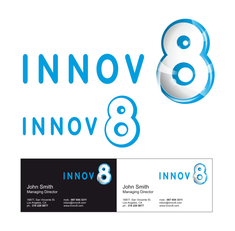 Design de Carte de Visite par Atvento Graphics pour Innov8 | Design #355382