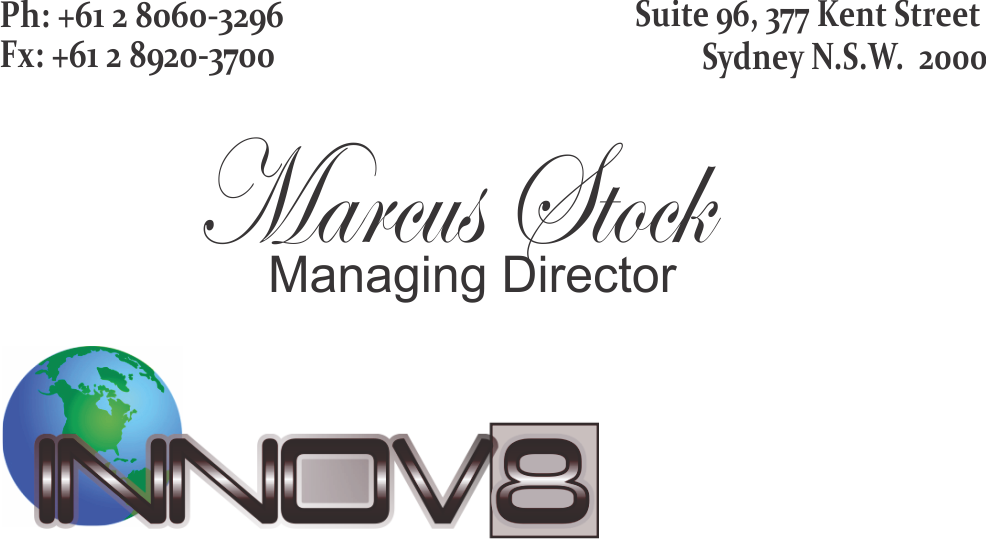Business Card Design by THE GURU for Innov8 | Design #365496