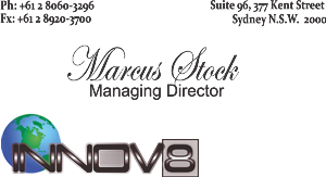 Business Card Design by THE GURU for Innov8 | Design: #365496