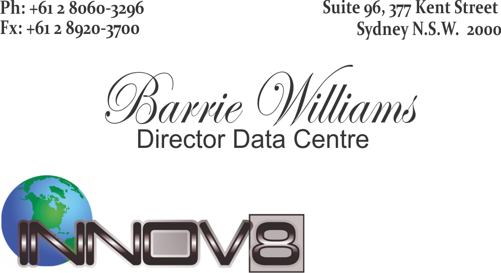 Business Card Design by THE GURU for Innov8 | Design #365497