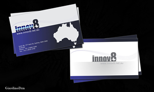 Business Card Design by GiardinoDzy for Innov8 | Design: #365215