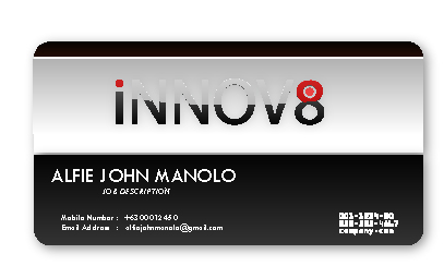 Business Card Design by Dawn for Innov8 | Design #666039