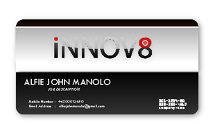 Business Card Design by Dawn for Innov8 | Design: #666039