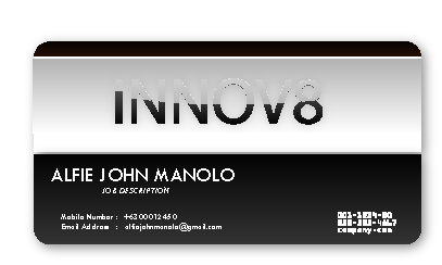 Design de Carte de Visite par Dawn pour Innov8 | Design #666041