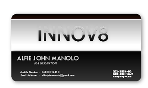 Business Card Design by Dawn for Innov8 | Design: #666041
