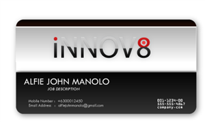 Business Card Design by Dawn for Innov8 | Design: #666328