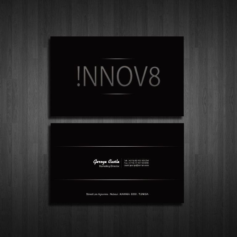 Design de Carte de Visite par TroyAnthony pour Innov8 | Design #501641