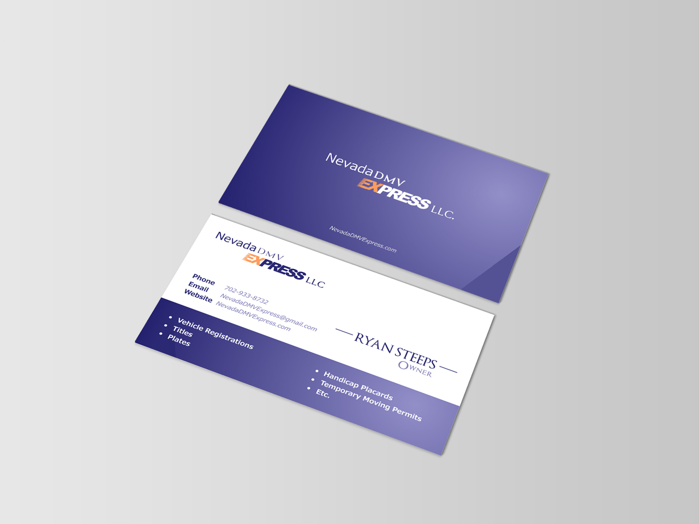 Business Card Design by Exotic Blue for this project | Design #6138180