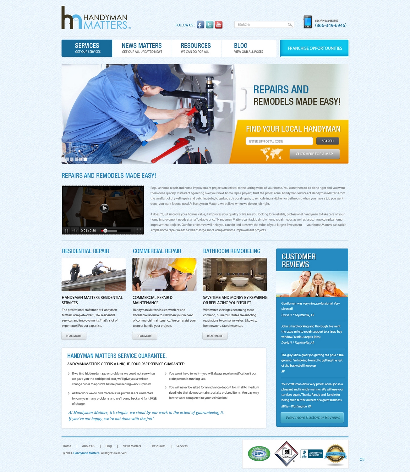 Web Design by pb for Franchise Marketing Company | Design #1649457