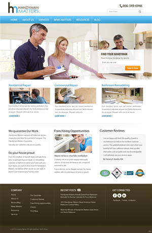 Diseño Web por pb para Franchise Marketing Company | Diseño: #1649463