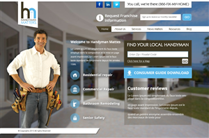 Diseño Web por OM para Franchise Marketing Company | Diseño: #1723465