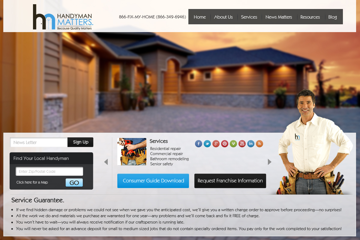 Diseño Web por OM para Franchise Marketing Company | Diseño #1723470