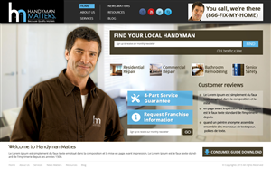 Diseño Web por OM para Franchise Marketing Company | Diseño: #1727962