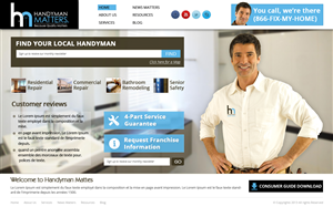 Web Design by OM for Franchise Marketing Company | Design: #1727968