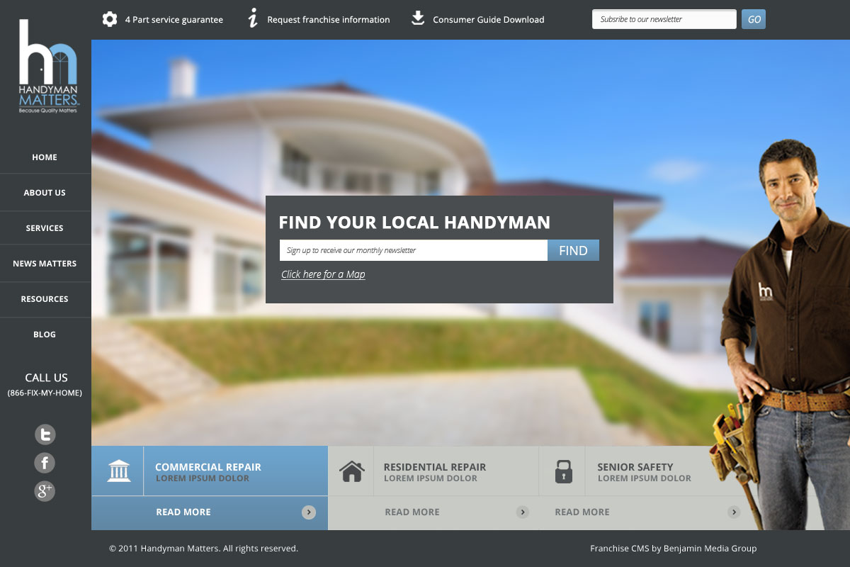 Diseño Web por OM para Franchise Marketing Company | Diseño #1731432