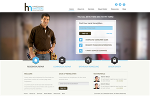 Diseño Web por OM para Franchise Marketing Company | Diseño: #1732473