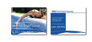 Postkarten-Design von nafizrahat für MHD Pool & Spa Cleaning | Design: #6145539