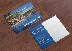 Postcard Design by nafizrahat for MHD Pool & Spa Cleaning | Design #6145611