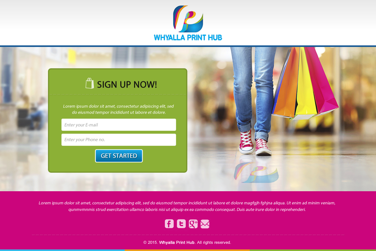 Web Design par Anooshaa Kachhia pour Signarama | Design #6128775