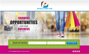 Web Design par Anooshaa Kachhia pour Signarama | Design : #6164081
