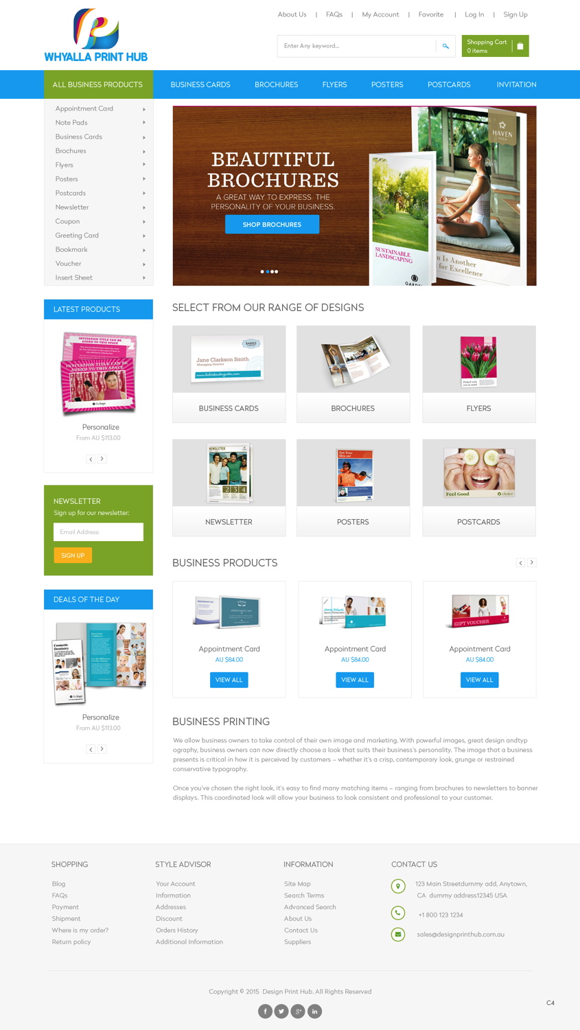 Web Design by pb for Signarama | Design #6106782