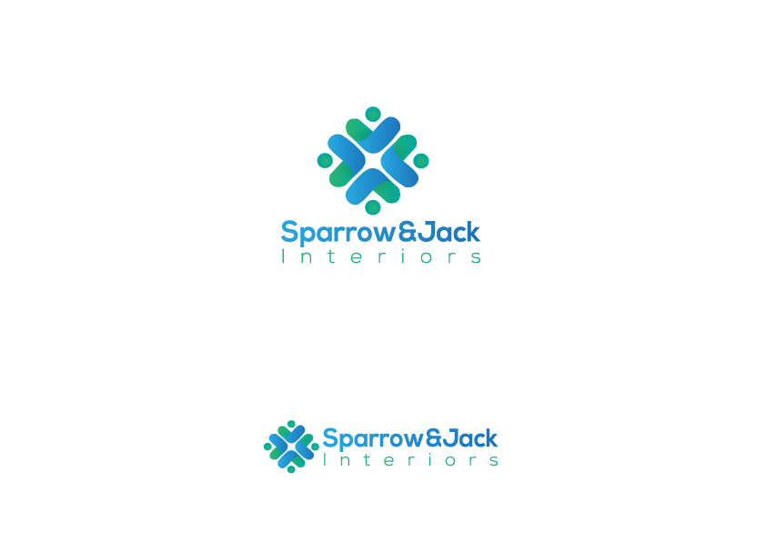Logo Design by Pixel Story for Sparrow & Jack Interiors | Design #6104596
