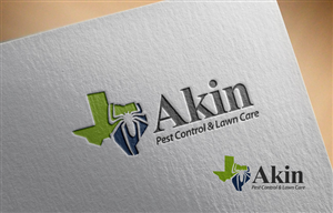 Akin Pest Control & Lawn Care | Logo Design by Alex Martin