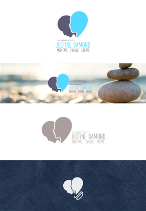 Justine Damond - Meditate. Evolve. Create. | Logo Design by Charala