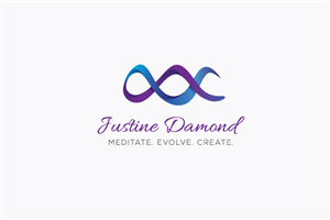 Justine Damond - Meditate. Evolve. Create. | Logo Design by DigitalOne