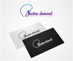 Justine Damond - Meditate. Evolve. Create. | Logo Design by GenArt