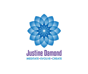 Justine Damond - Meditate. Evolve. Create. | Logo Design by Elizabeta